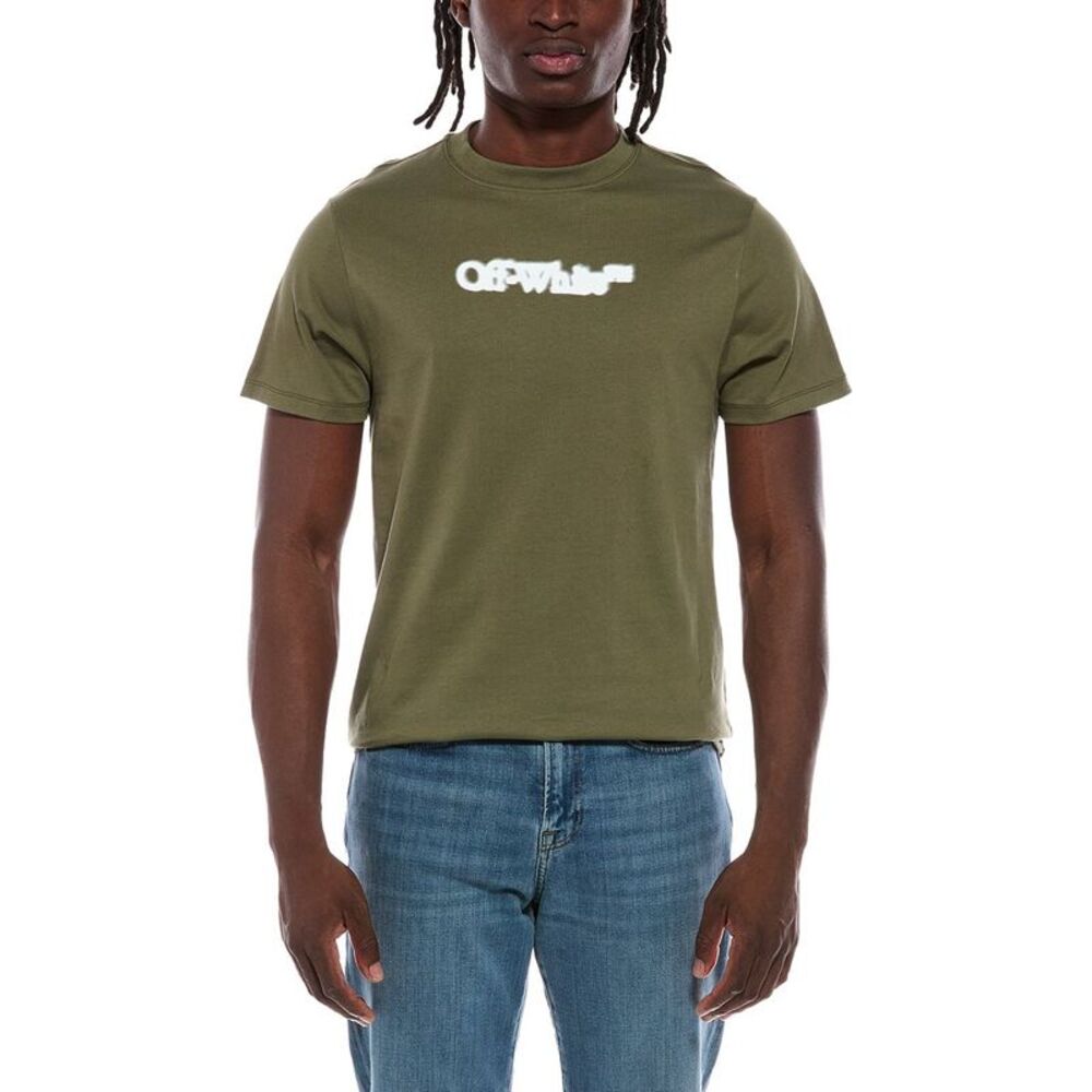Off-White™ Mens Off-White T-Shirt, Green